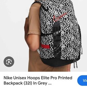 Nike Unisex Hoops Elite Pro Printed Backpack